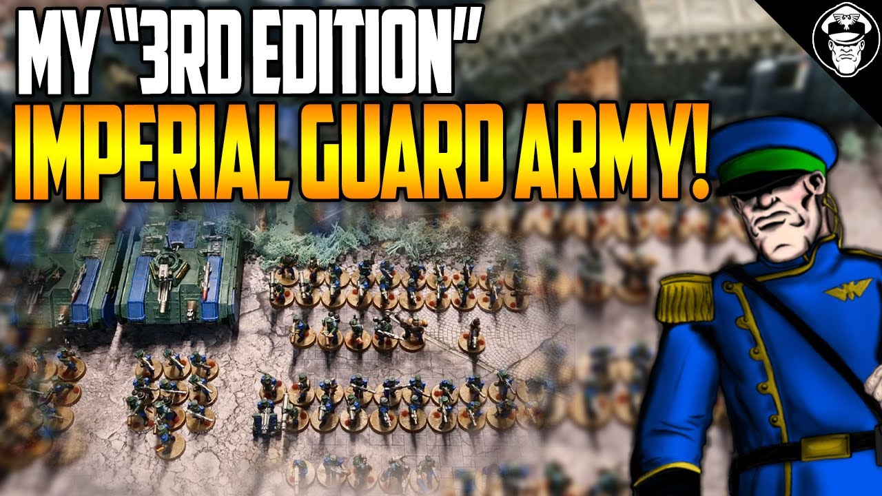 My 3rd Edition Tournament Imperial Guard Army! | Before Action Report | Warhammer 40,000