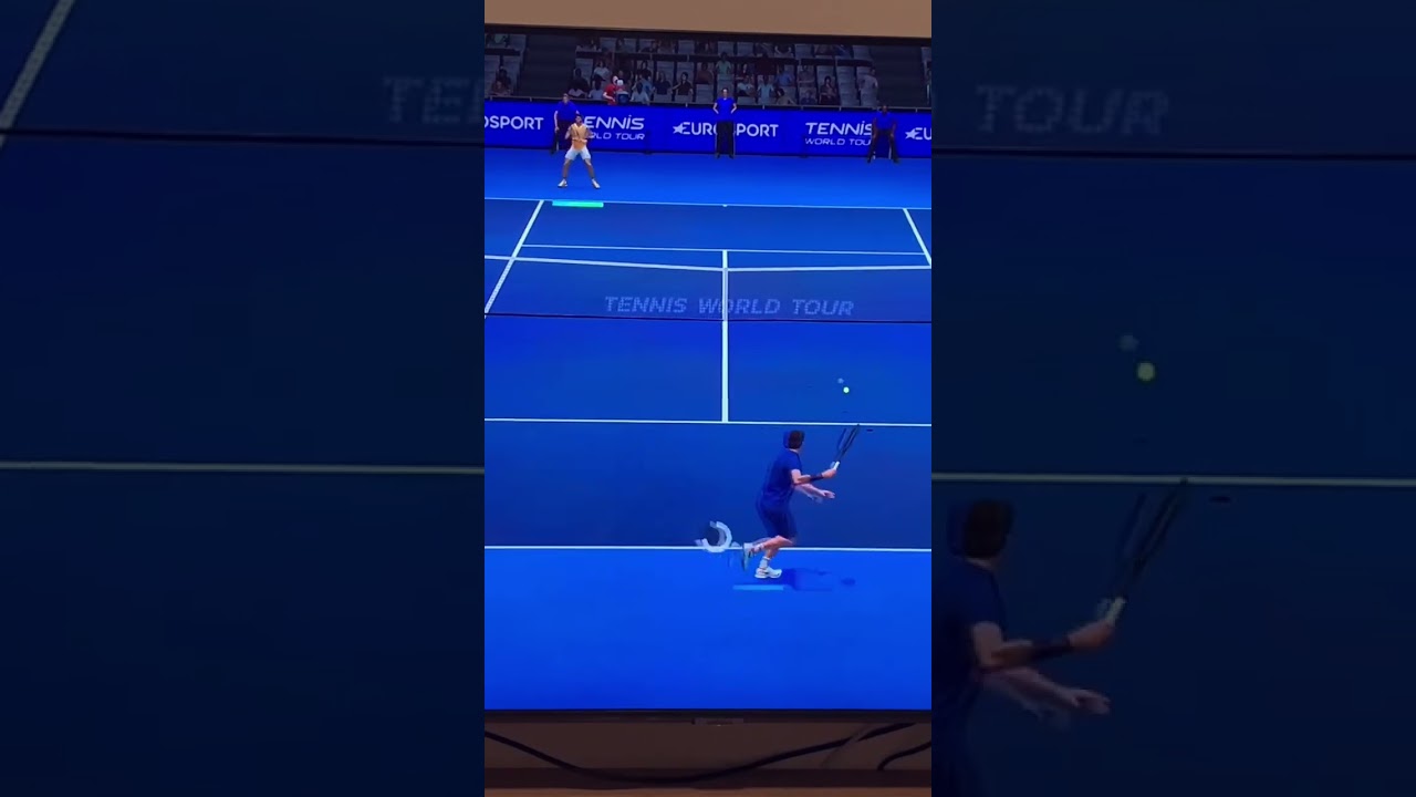 Tennis World Tour - Nintendo Switch on 4K TV Gameplay #nintendo #switch #tennisworldtour #gameplay