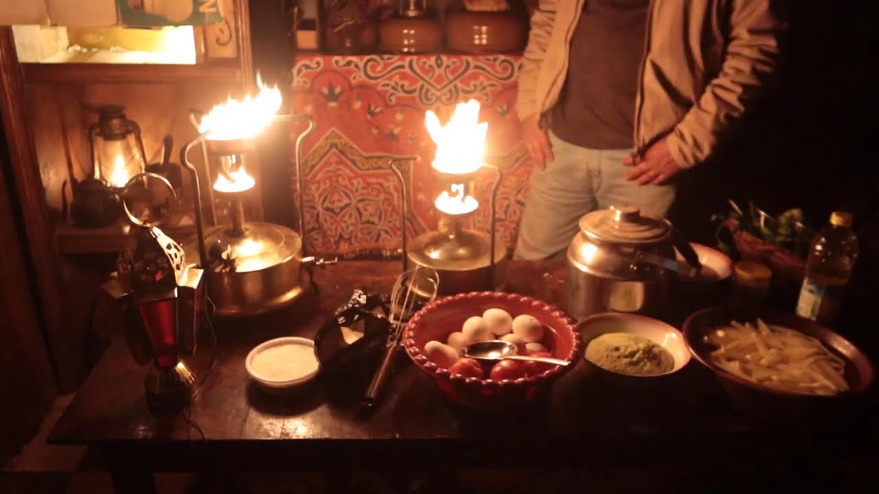 تجهيز السحورعلى البابور أجمل لحظات الروقان على صوت البابور في ليالي رمضان 🌙🔥✨