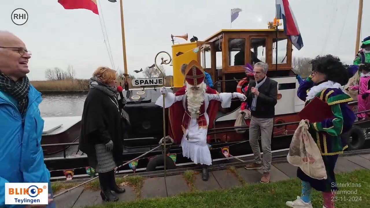 Warmond / Aankomst Sinterklaas / 23-11-2024