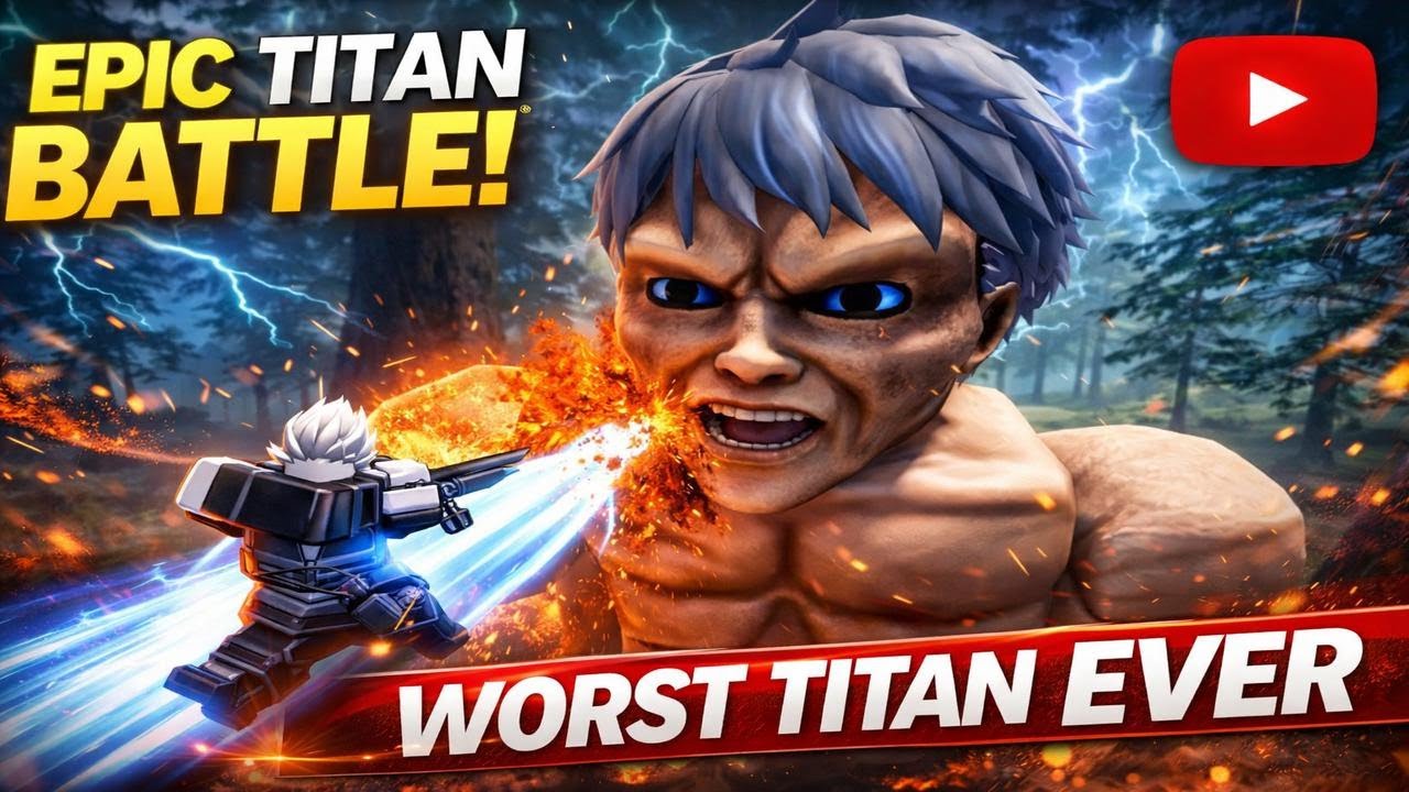 Attack on Titan in Roblox… GIANTS DESTROYED 😈🔥