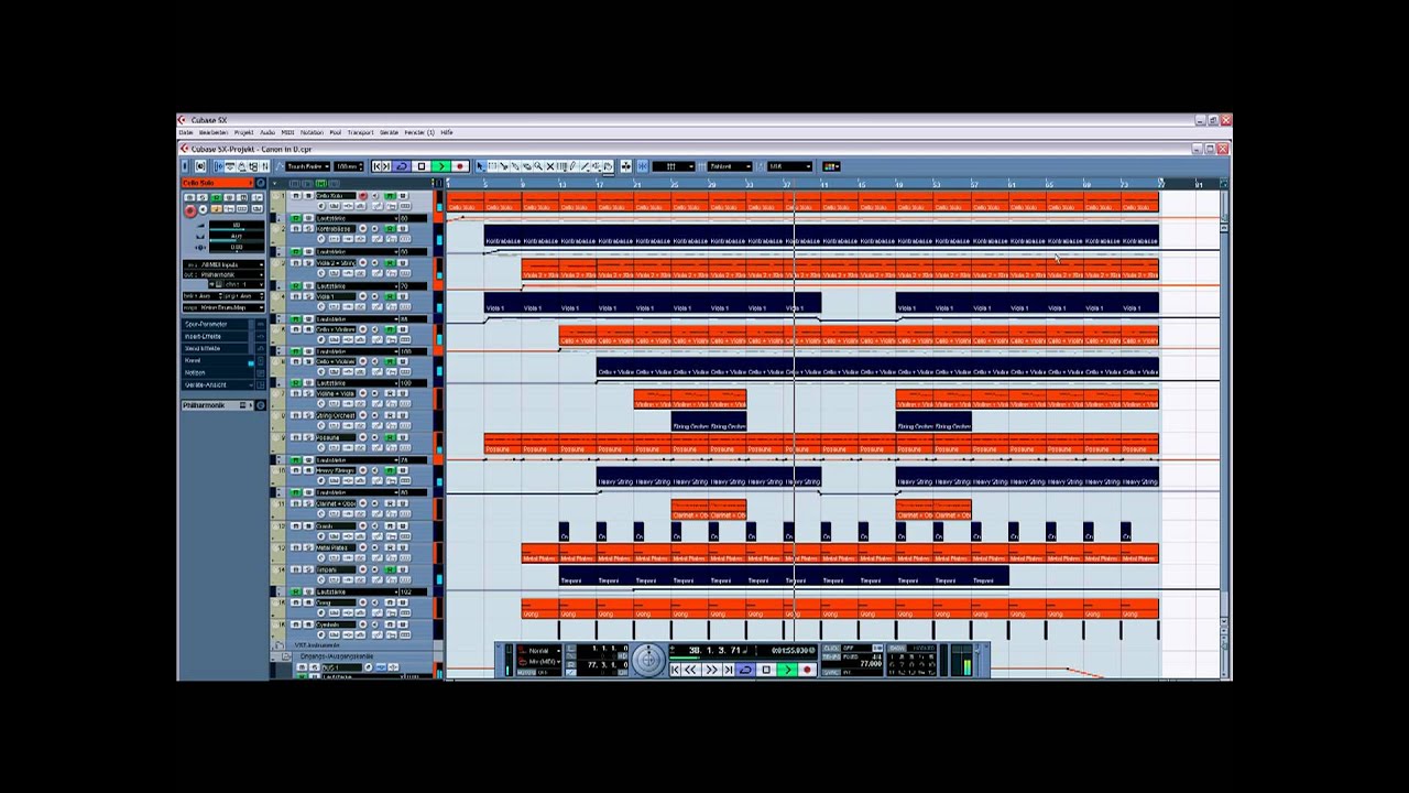 Canon in D with Miroslav Philharmonik - Cubase Remake Made by MuSick (VectraOPC87)