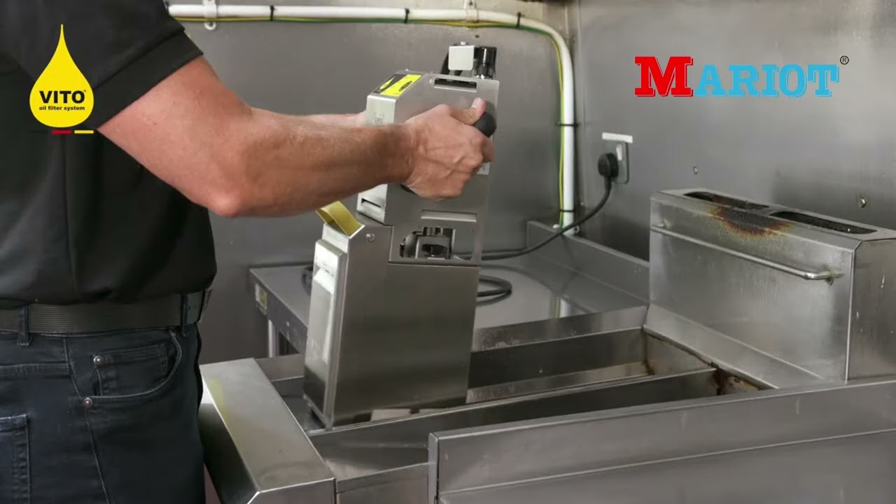How to use the VITO VL frying oil filtration system - Mariot Kitchen Equipment