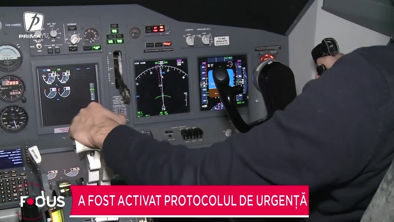 Aterizare de urgență pe Henri Coandă
