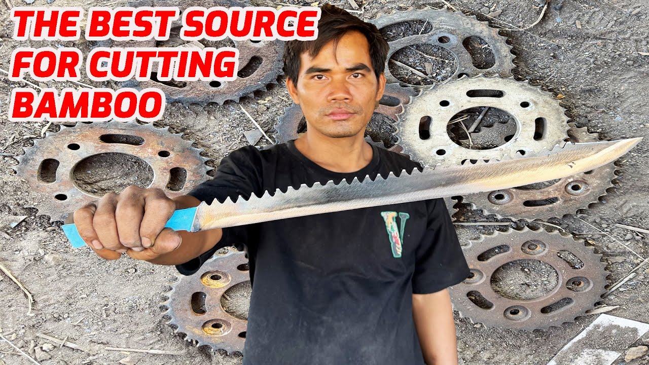 HOW TO MAKE KNIFE FROM SPROCKET.
