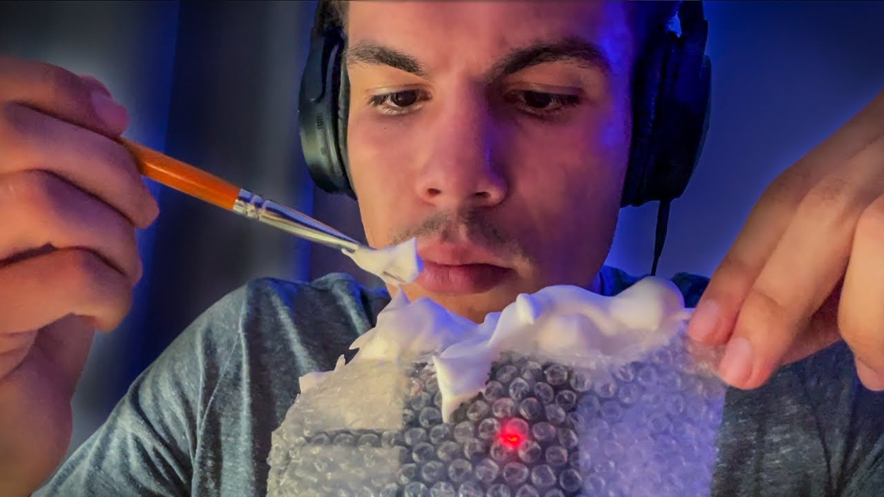 ASMR : Mousse à raser + pisht pisht (pour bien dormir)