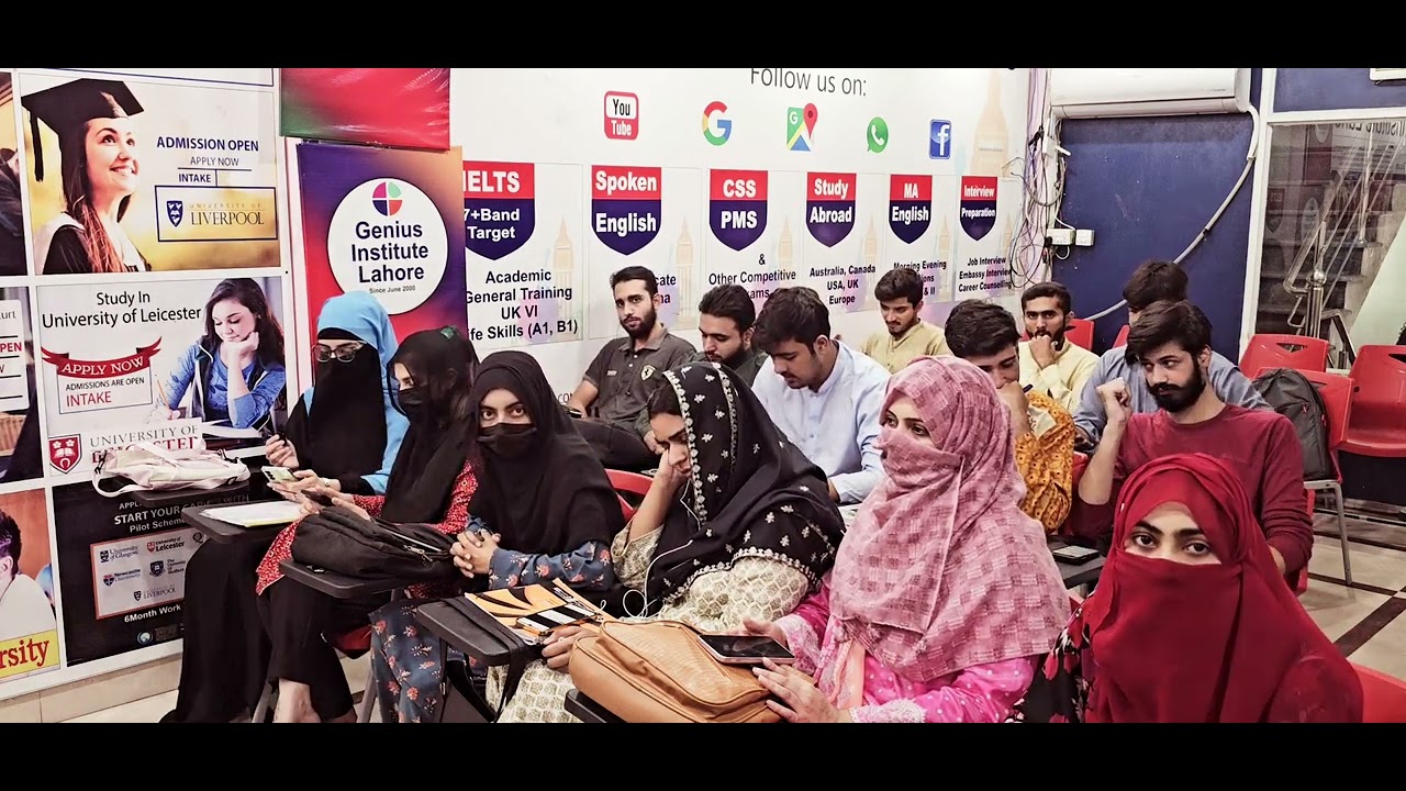 English Accent Training | Best IELTS, PTE, Spoken English, Study Abroad Consultants in Lahore