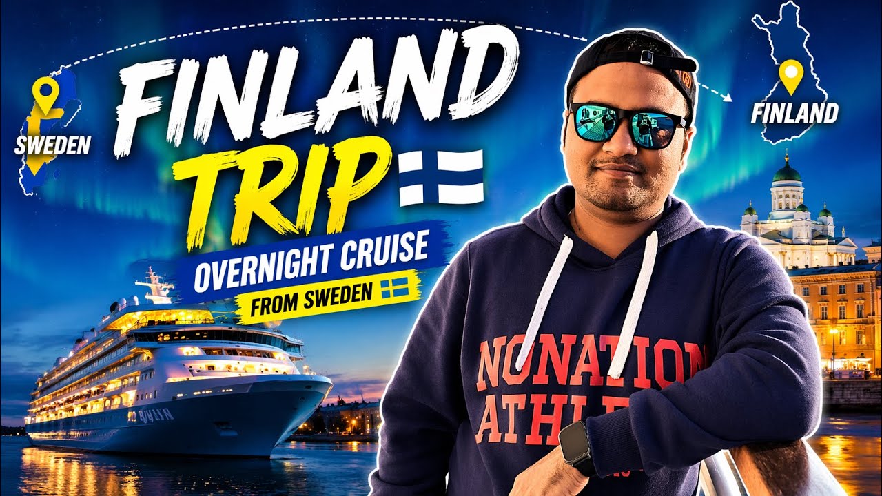 Sweden To Finland Cruise Tour | Stockholm To Helsinki  | Bengali Travel Video | Silja Line