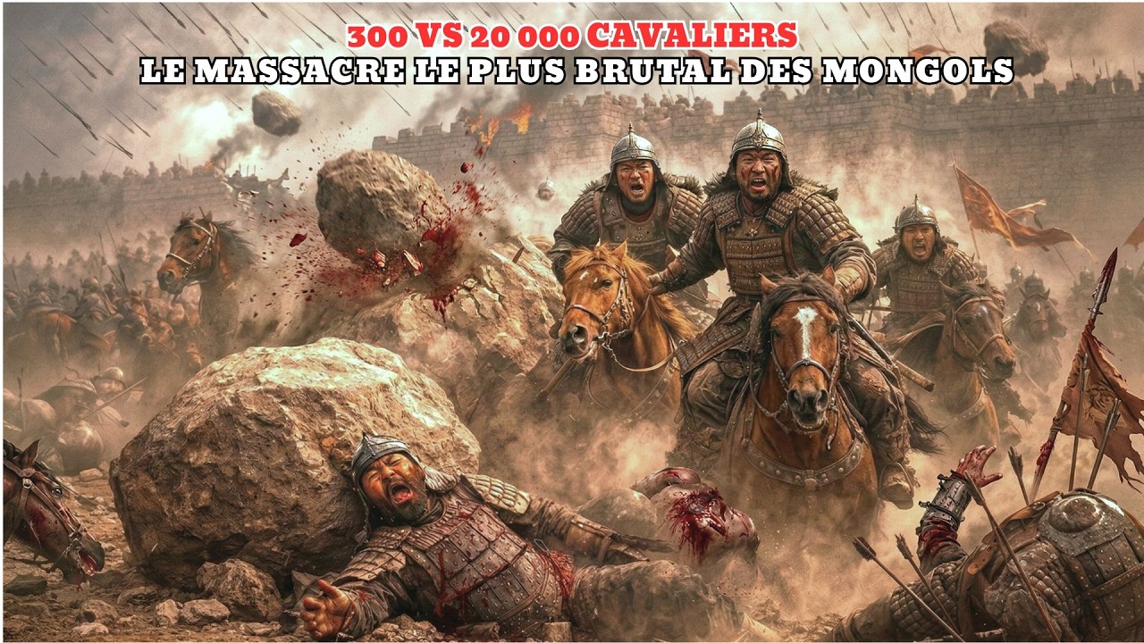 300 vs 20 000 cavaliers : le massacre le plus BRUTAL des Mongols ?