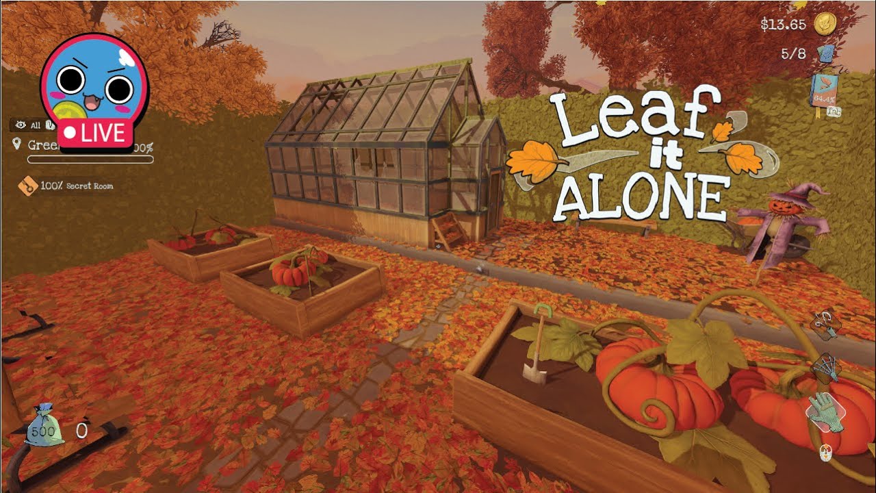 🔴LIVE | Got hired to clean all the leaves | Leaf it alone
