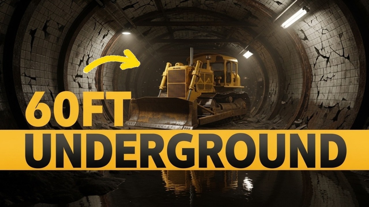 This Bulldozer Was Trapped 60ft Under Manhattan for 11 Years NYC Subway Construction Story