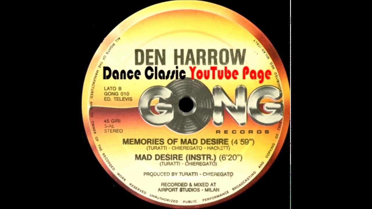 Den Harrow - Mad Desire (Instrumental)