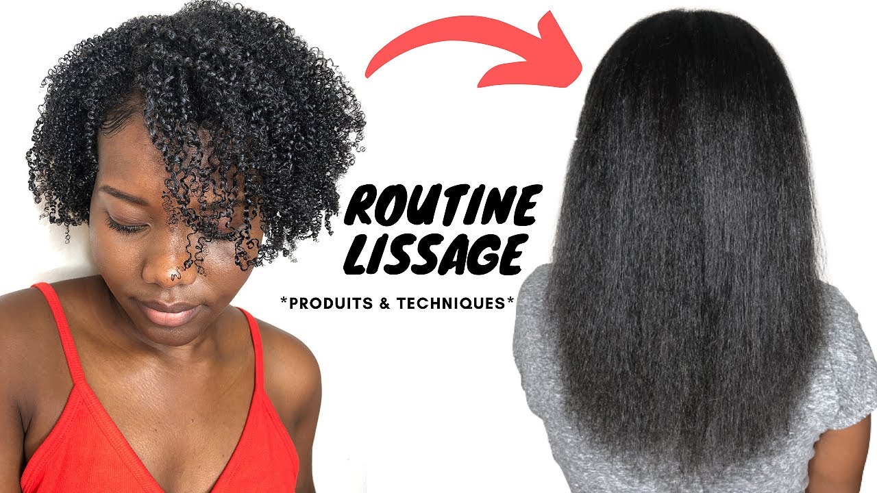COMMENT BIEN LISSER SES CHEVEUX CREPUS - MA MEILLEURE ROUTINE LISSAGE *TRES DETAILLEE*