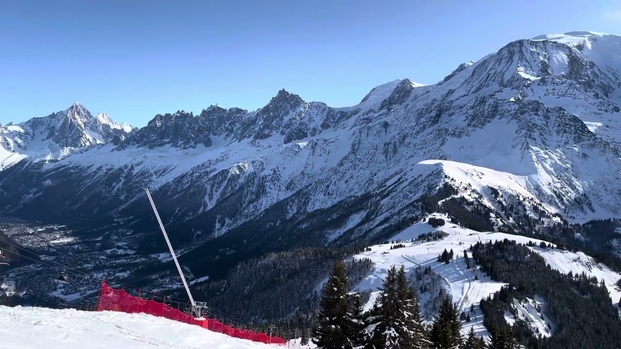 View from Le Prarion, Mont Blanc
