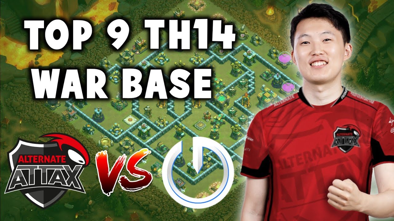 Top 9 Th14 War Base with Link | ATN ATTAX vs MCES Bases | WHF Invitational Semi Finals Base