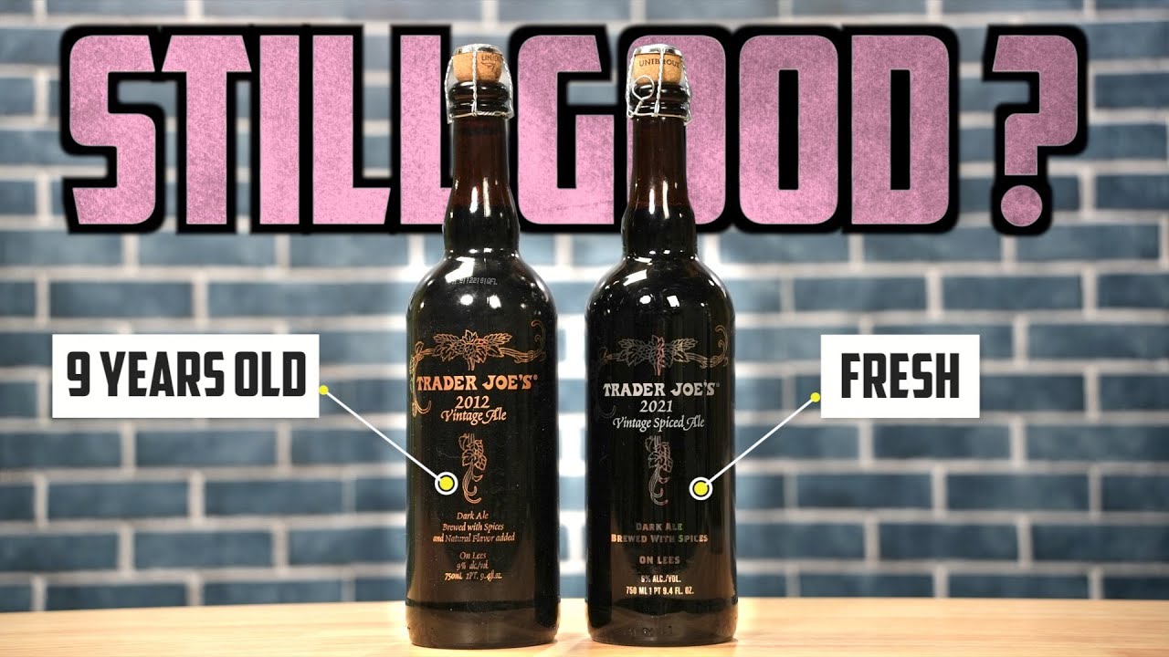 FRESH vs EXPIRED Trader Joes Vintage Ale