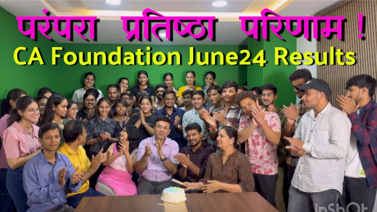 परंपरा प्रतिष्ठा परिणाम | CA Foundation June24 Results | PACE, Indore