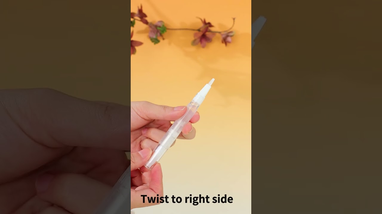 20 ml applicator pen with soft brush precision oiler twist-up pen Topical
