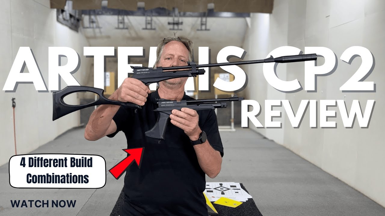 Artemis Snow Peak CP2 .177 Pistol - Review And Shoot!