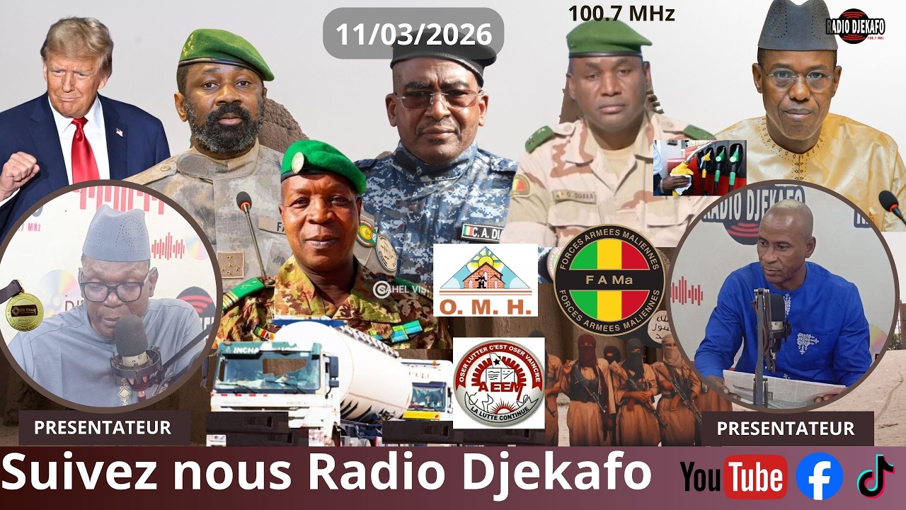 RADIO DJEKAFO 11 MARS DABA TOUNKARA ET FOUSSENY KEÏTA DIT SADAM