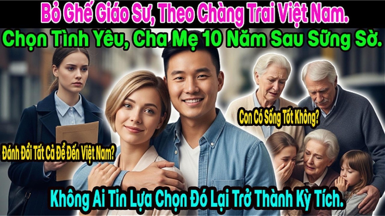 Đánh Đổi Chức Giáo Sư Danh Giá, Cô Gái Séc Chọn Theo Tình Yêu Về Làm Dâu Việt Nam.
