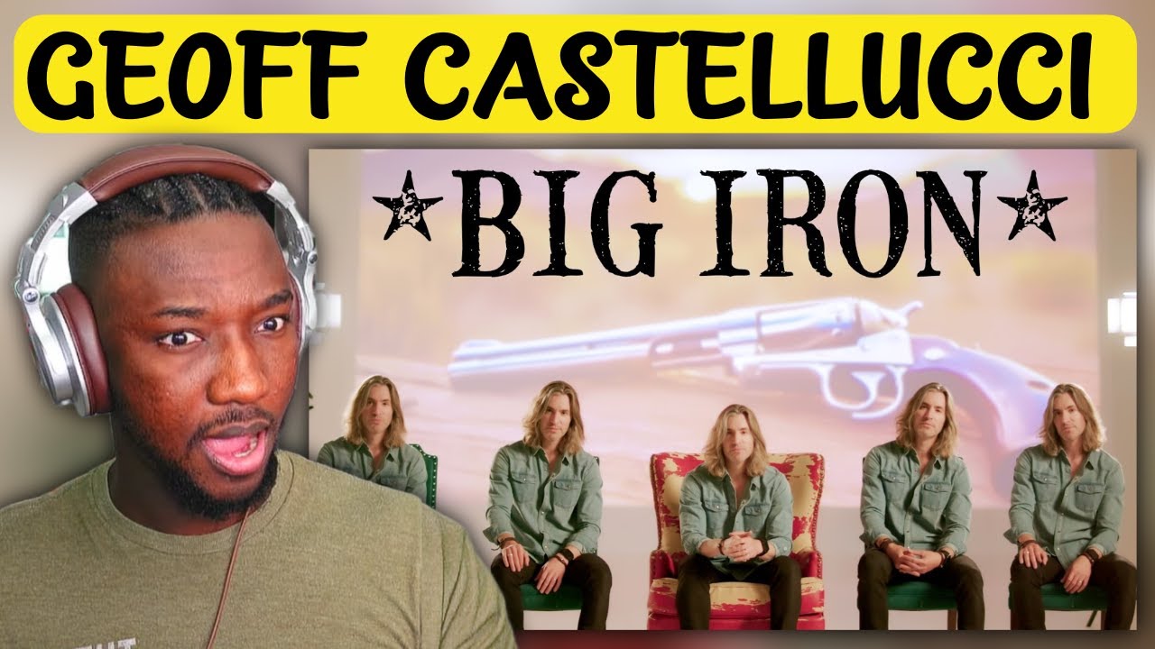 BIG IRON - Low Bass Singer Cover | Geoff Castellucci | Reaction