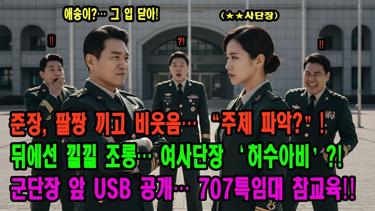 707특임대 출신 최연소 소장에게 “애송이” 막말한 육군 준장… 다음날 군단장 앞 ‘역대급 참교육’ 터졌다!!