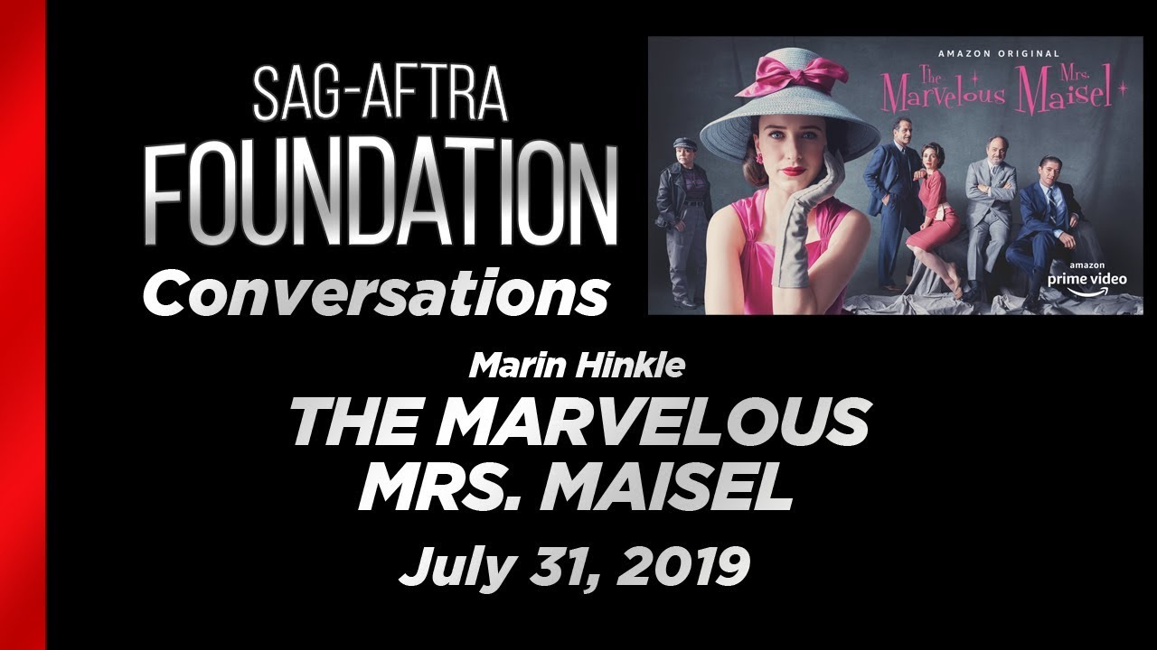 Conversations with Marin Hinkle of THE MARVELOUS MRS. MAISEL