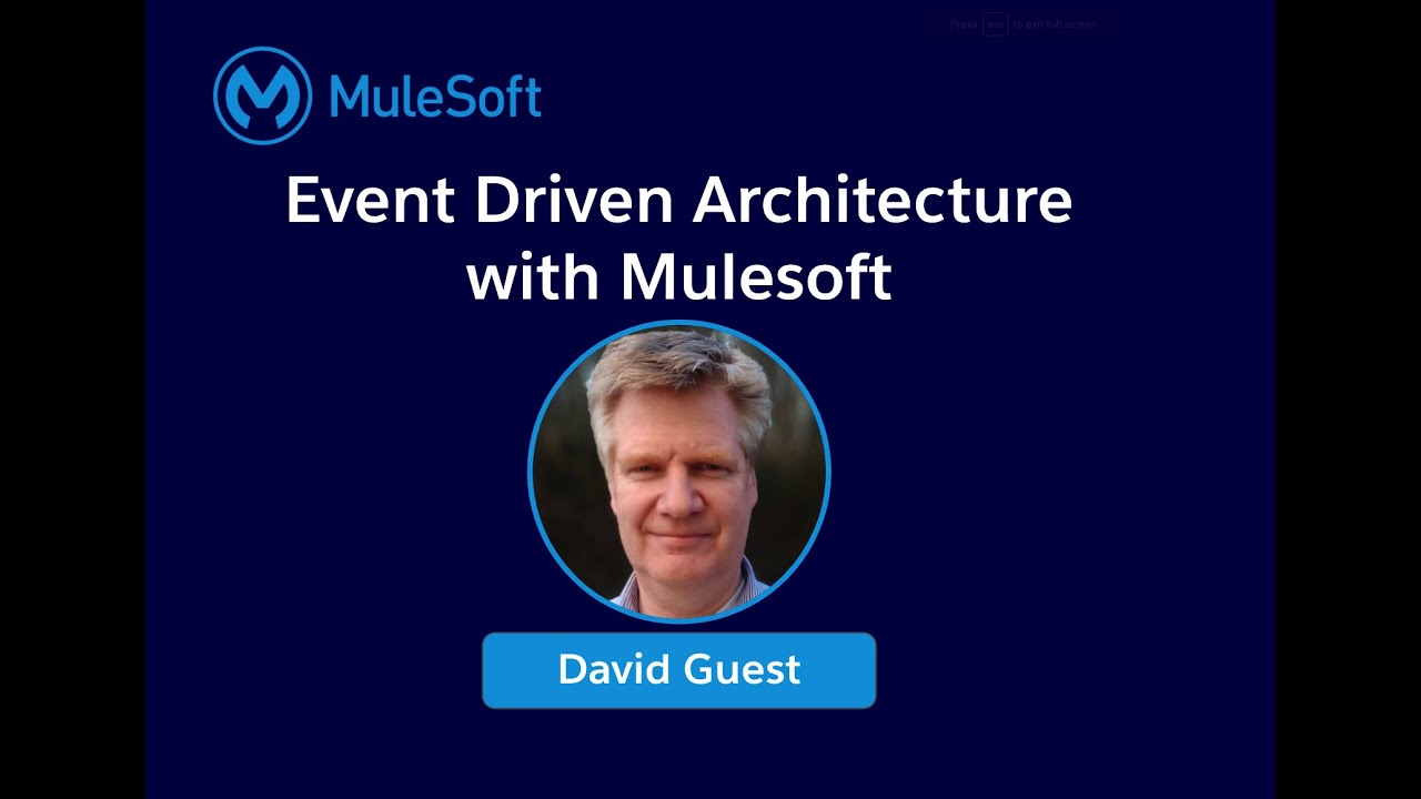 VirtualMules #63 Event Driven Architecture with Mulesoft (EDA)