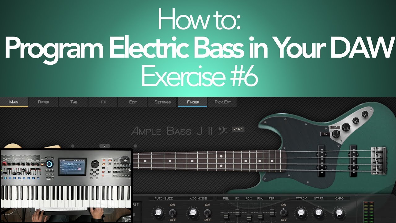 How to Program Electric Bass in your DAW: Exercise #6