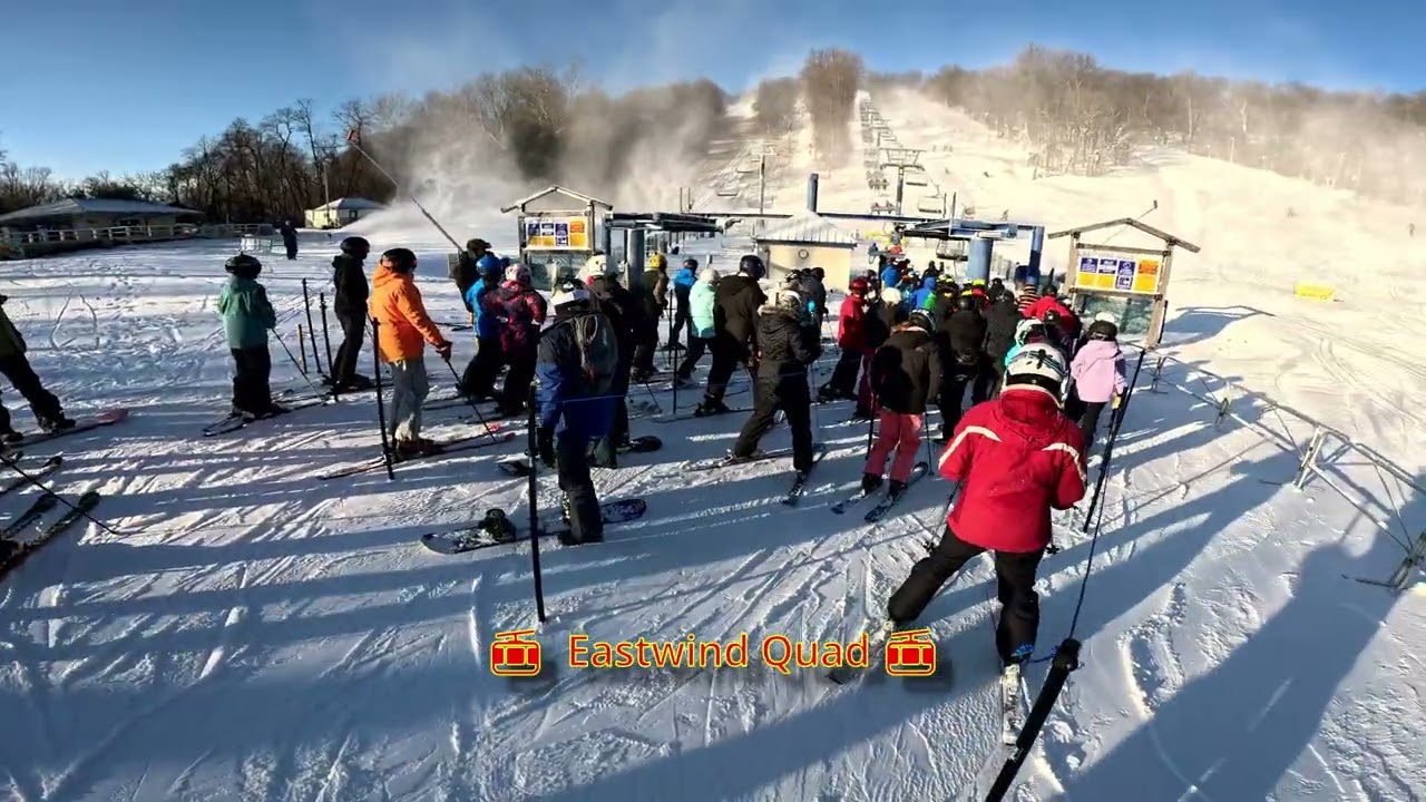 Ski Liberty ⛷️🏔️⛷️26-31° f   3 runs on January 5th 2025 🐋Snow Whale 🐋Snow Whales🐋 Accumulated Snow 𓆝