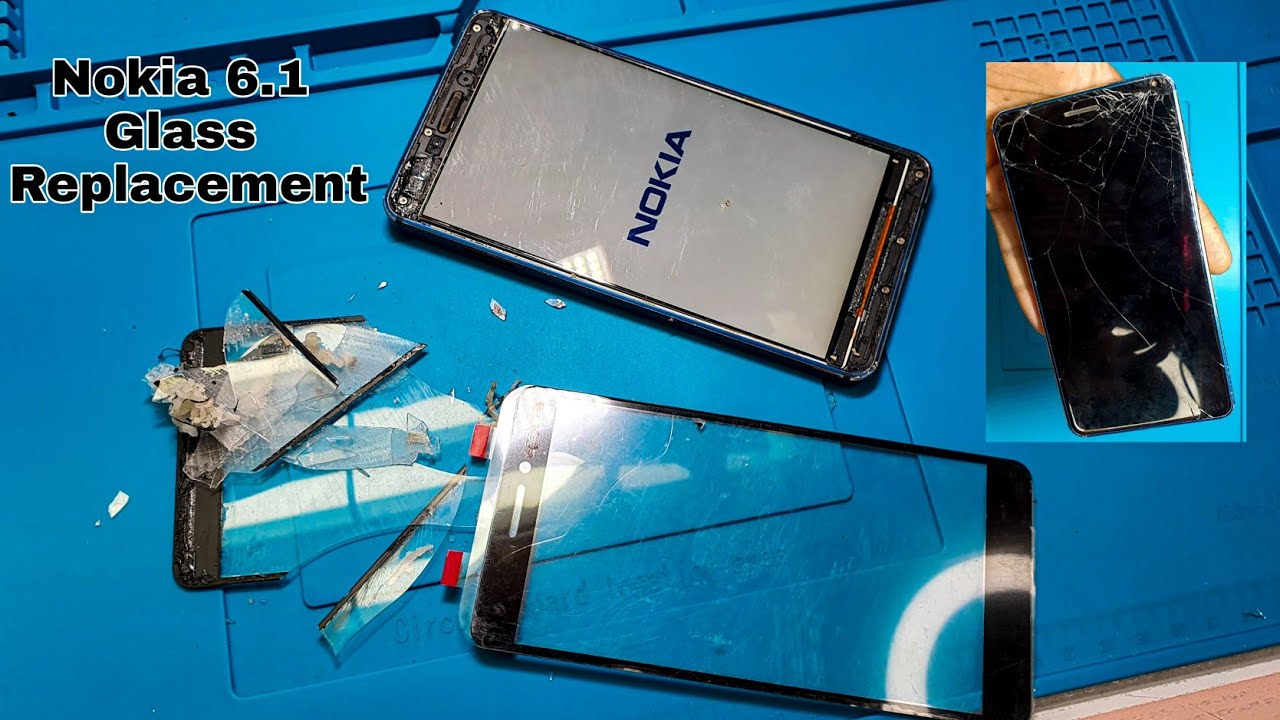 Nokia 6.1 Cracked Screen Restoration - Glass Replacement