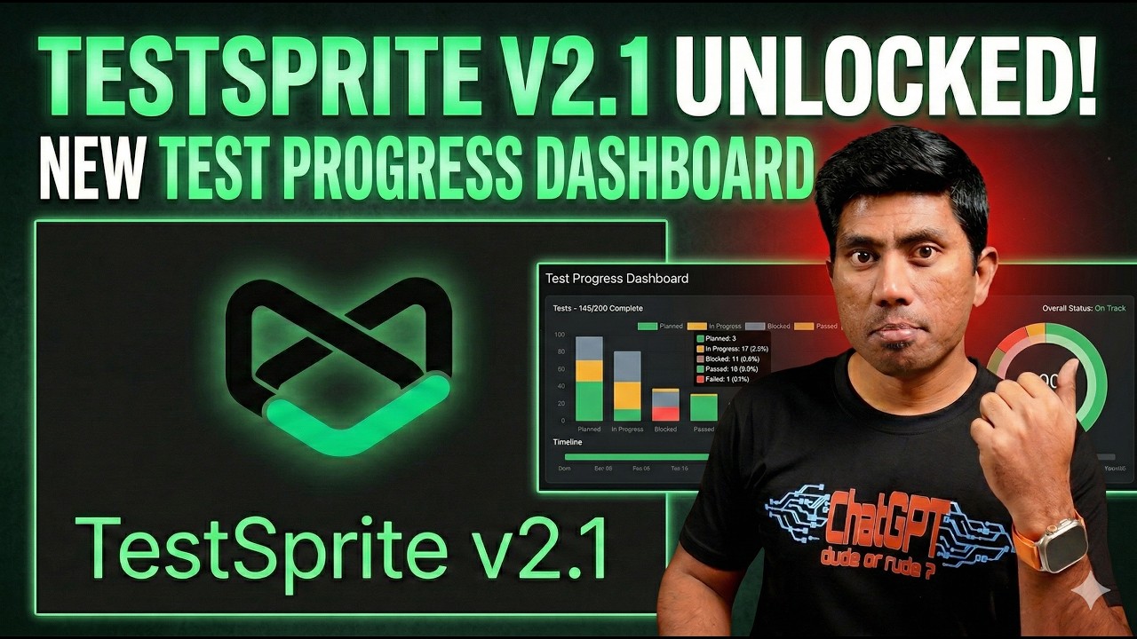 TestSprite v2.1 — ИИ-агент, интеллектуальная панель управления, редактирование тестов и многое др...