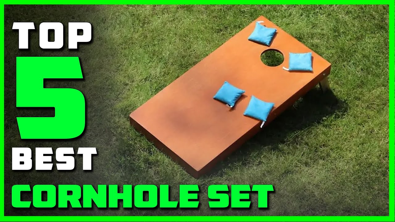 Best Cornhole Set In 2023 - Top 5 Review | Aluminum Foldable Lightweight Cornhole Set