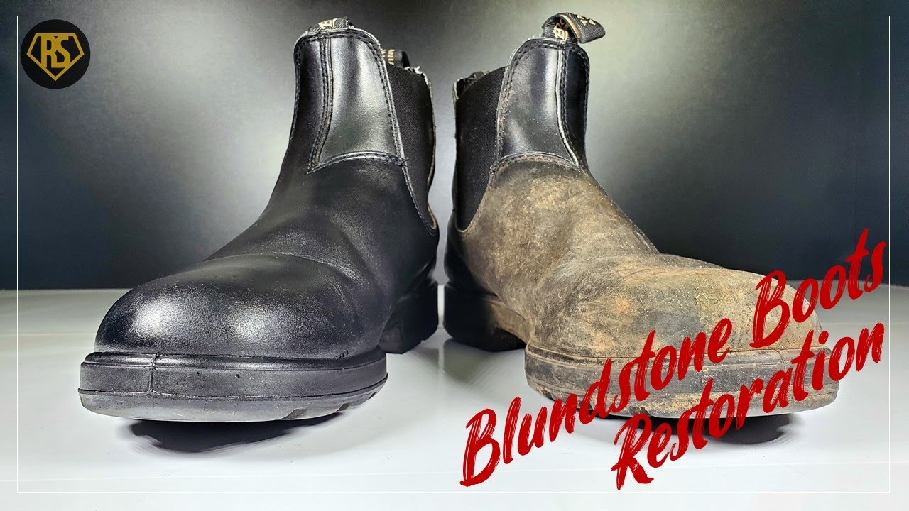 ASMRㅣRestore Blundstone Bootsㅣ남자부츠 복원