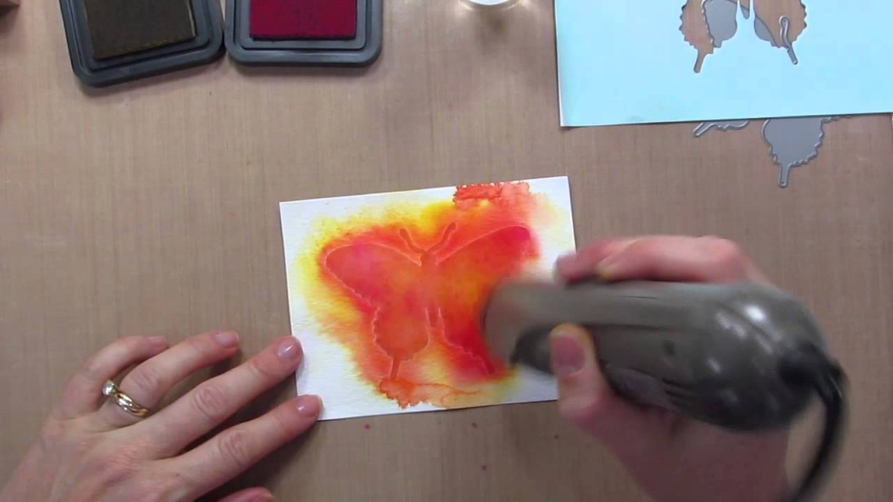 Colorwashed Butterfly with Catherine Pooler