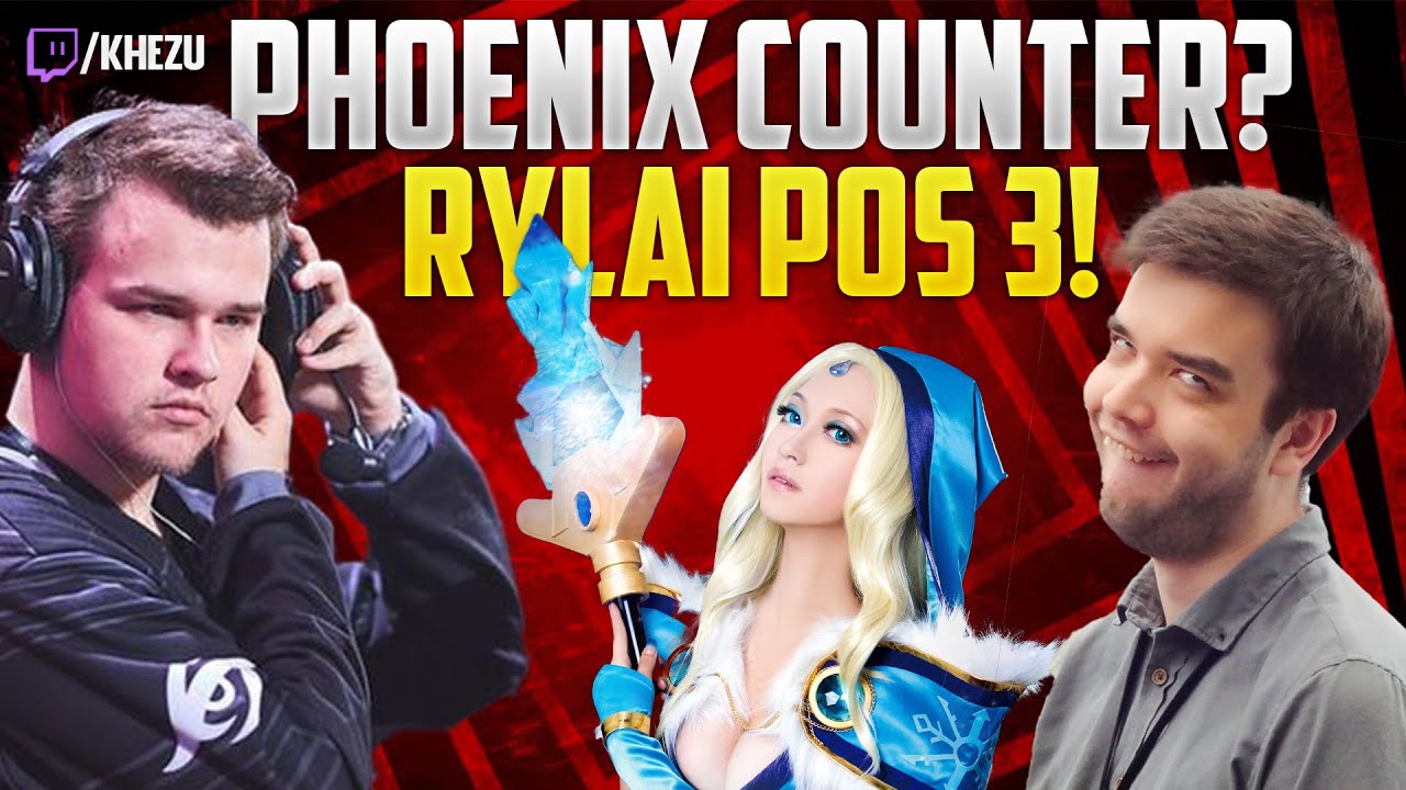 Best Phoenix Counter?? Rylai Carry Pos 3! - KheZu Stream with SyndereN