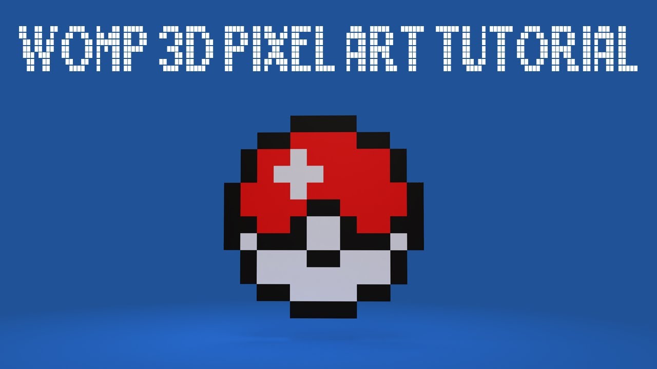 Womp3D Pixel Art Tutorial
