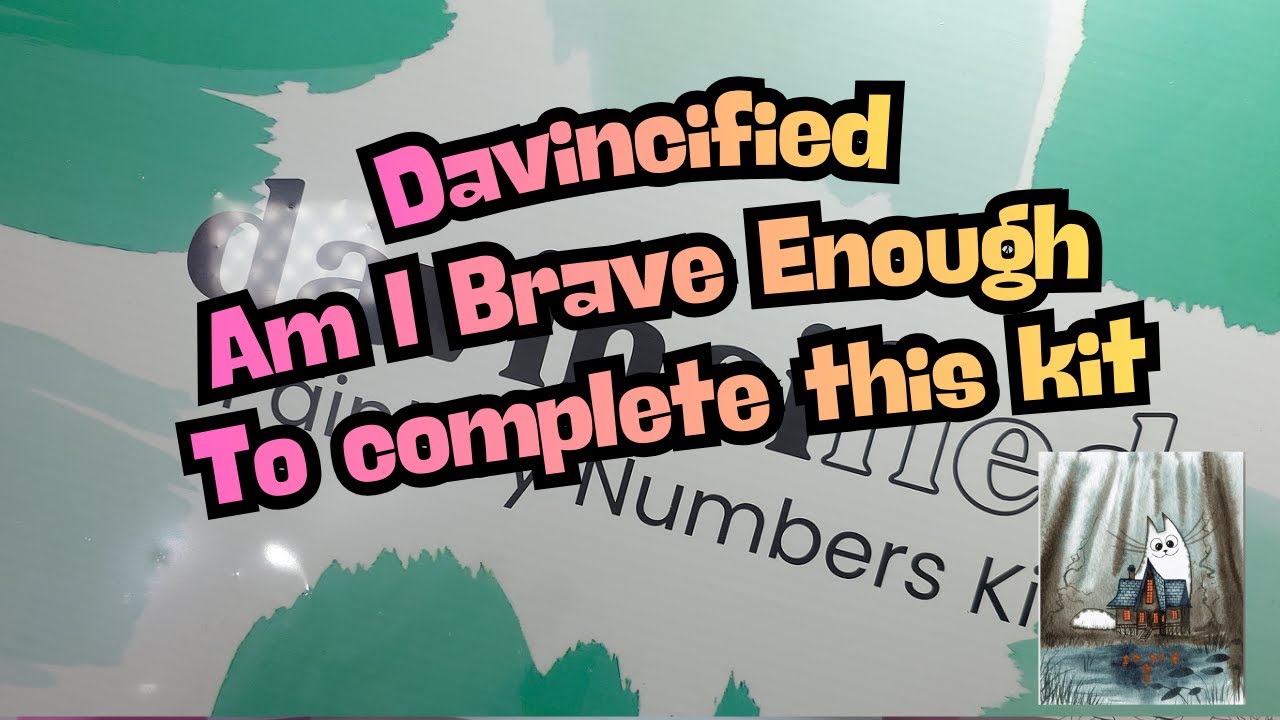 Colour By Numbers by Davincified - Am I Brave Enough To Tackle this Kit? Join Me To Find Out 💗💜💗