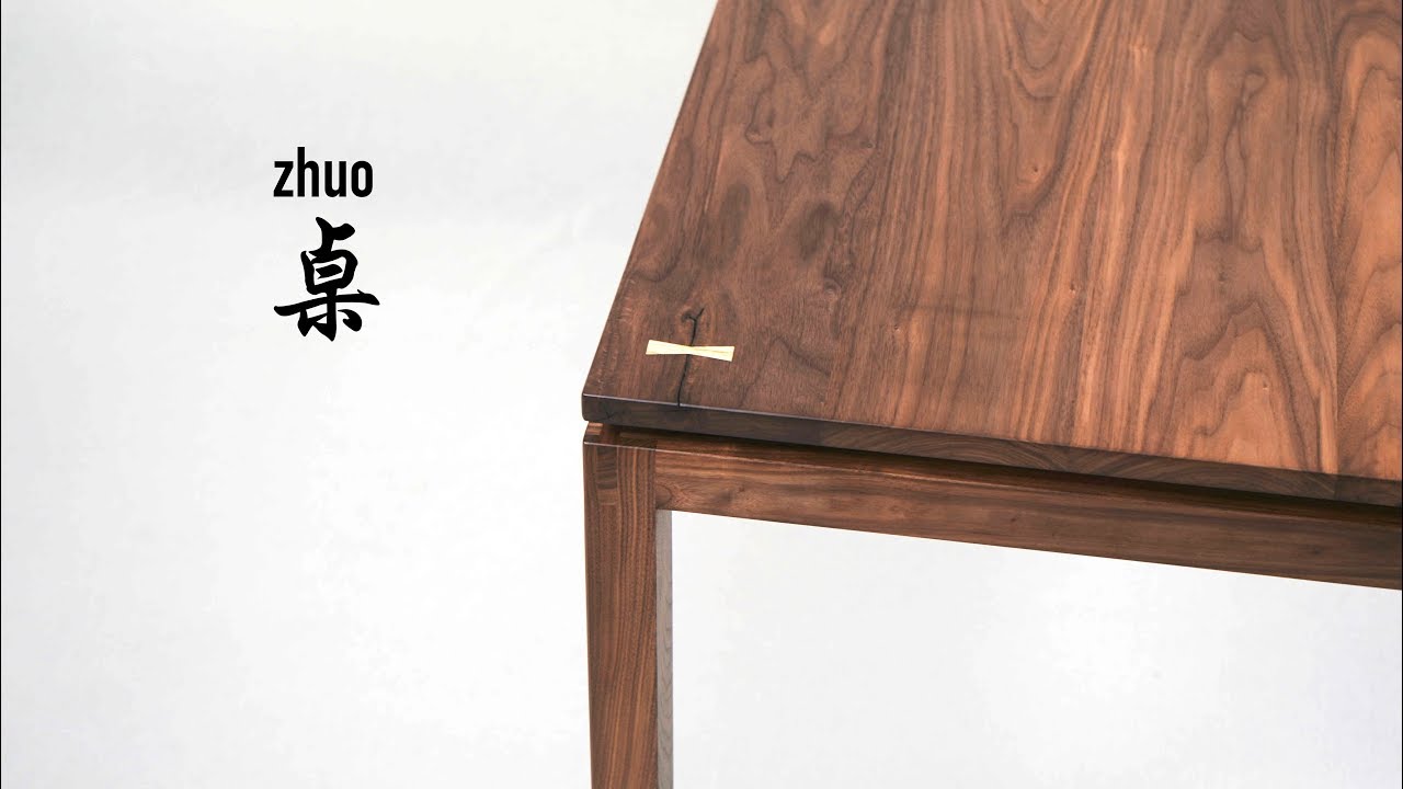 一张蝴蝶结书桌丨手作丨woodworking丨下午来信
