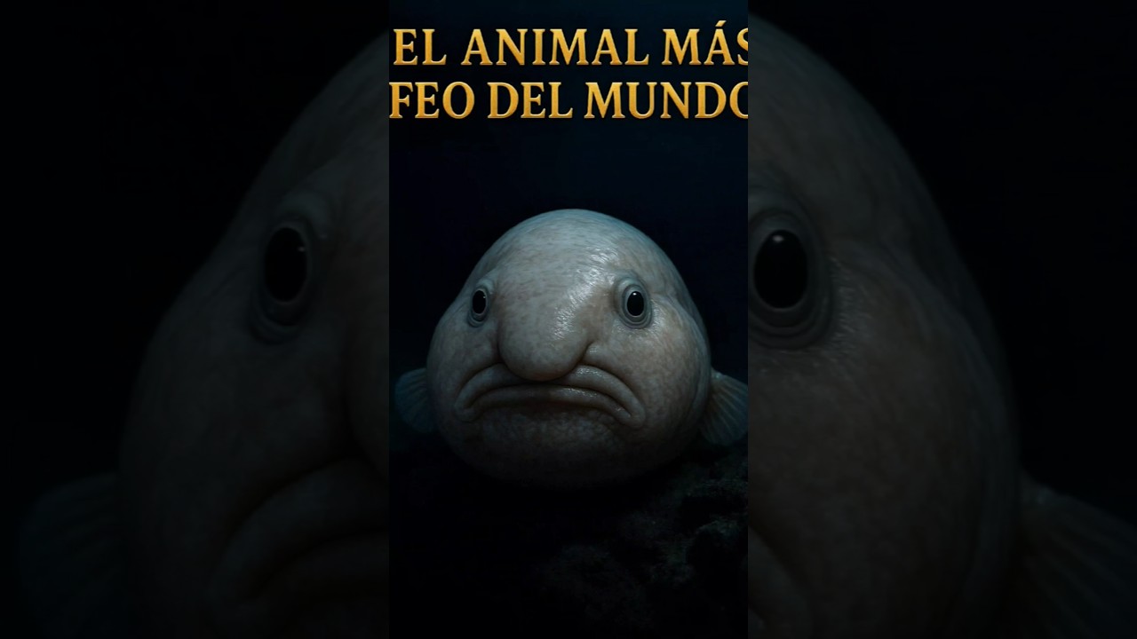🐡 El PEZ M&Aacute;S FEO del mundo no lo es BAJO EL AGUA 😳 #blobfish #curiosidades #marino #shorts