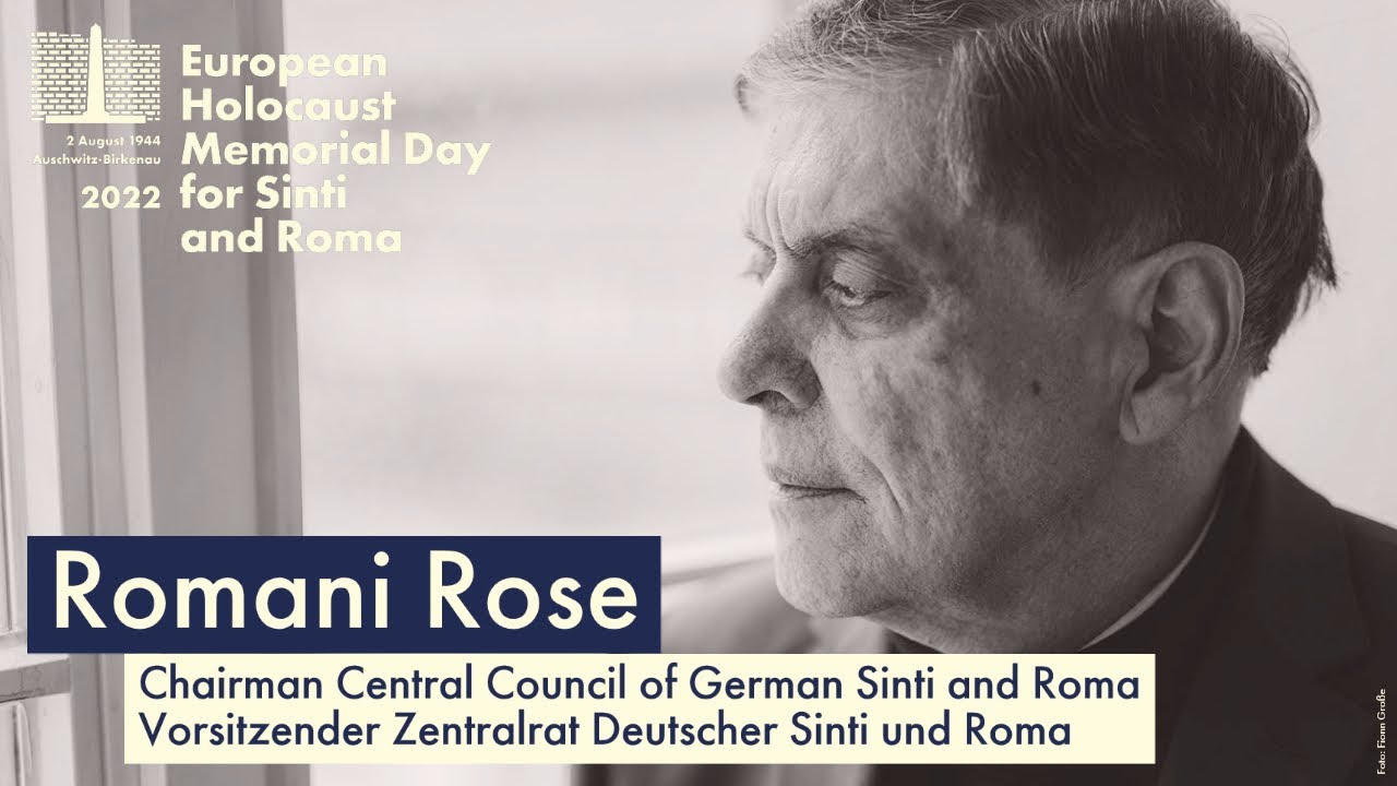 Romani Rose | European Holocaust Memorial Day for Sinti and Roma 2022