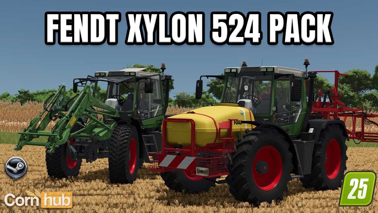 LS25 Fendt Xylon 524 Pack – Systemtraktor mit Frontlader & Spezialtechni