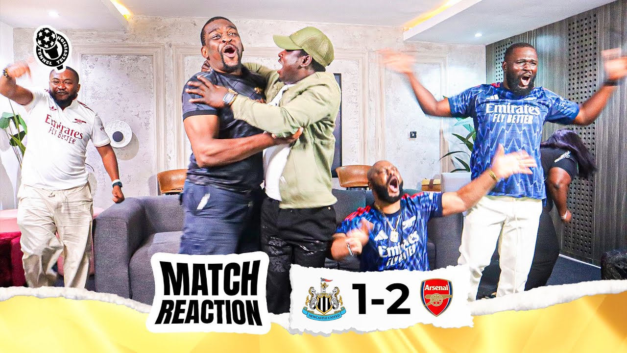 Newcastle 1-2 Arsenal | Full Fan Reactions | Woltemade Merino Gabriel 