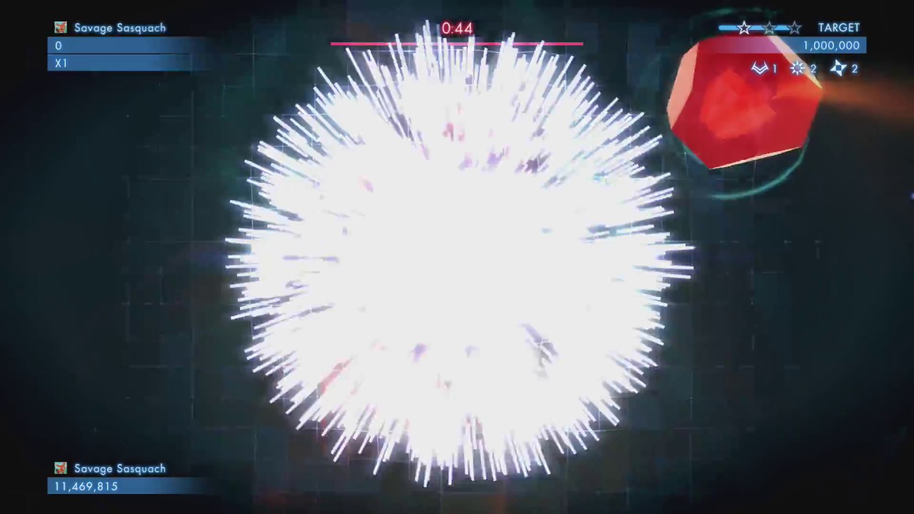 Geometry Wars 3 Dimensions Evolved - Topaz - Final Boss