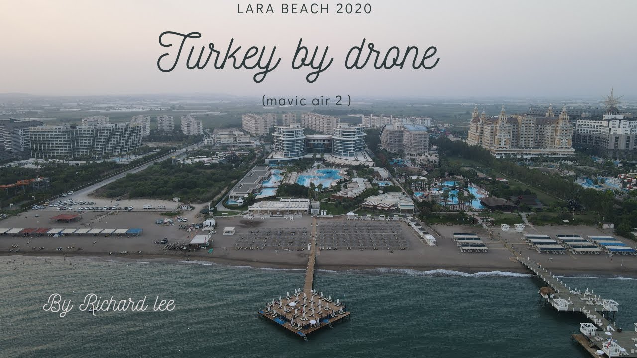 Lara Beach Turkey 2020 by drone
