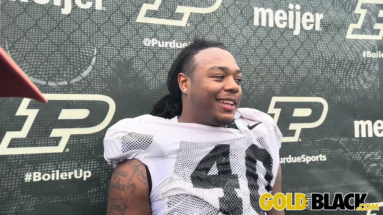 Видео GoldandBlack.com: защитник команды Purdue Иан Джеффрис