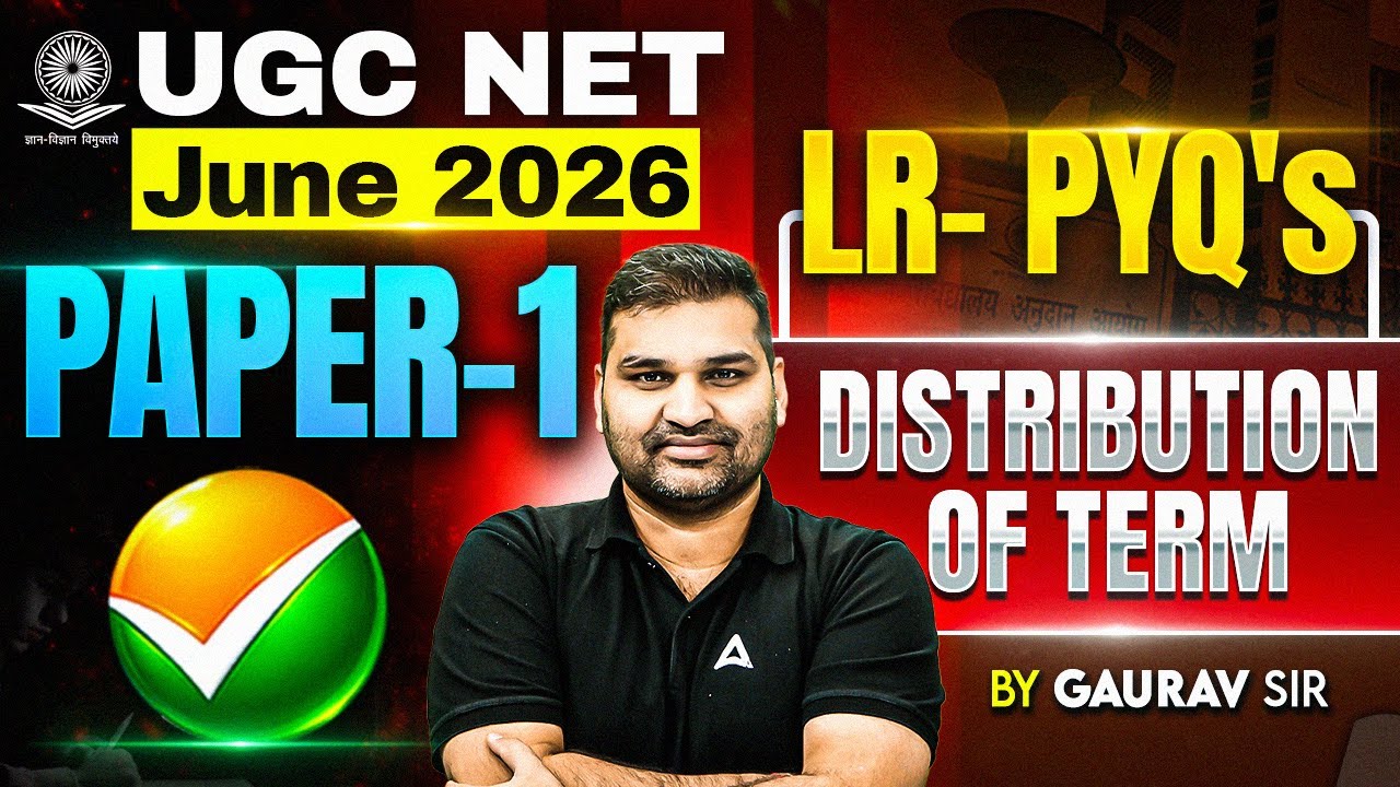 UGC NET Paper 1 | Logical Reasoning UGC NET Paper 1 | UGC NET Paper 1 Logical Reasoning | Gaurav Sir