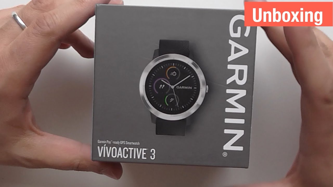 Garmin Vivoactive 3 Unboxing + Erstinstallation (Deutsch)