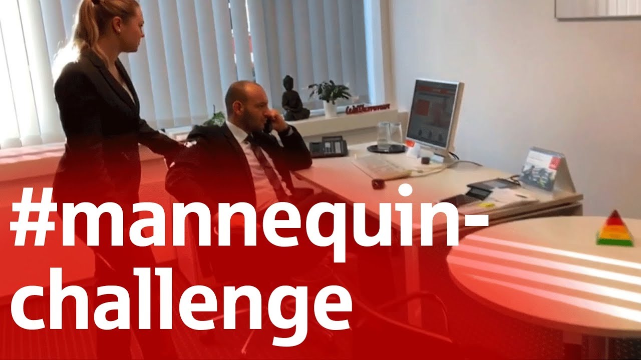 #mannequinchallenge bei der Sparkasse Leverkusen | #ThrowbackThursday